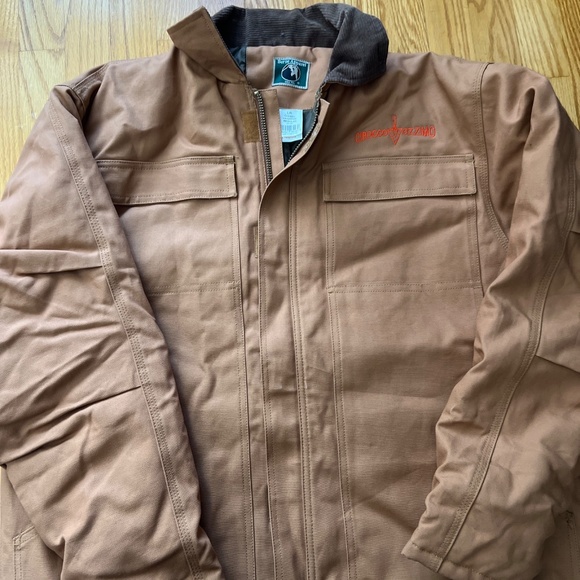 Berne Apparel Long Sleeve Heritage Duck Chore Coat Mens Size L Brown - Picture 5 of 9